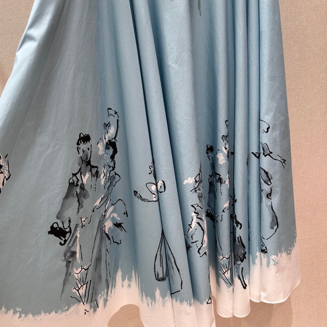 DIOR 26S MIDI A-LINE SKIRT 1408