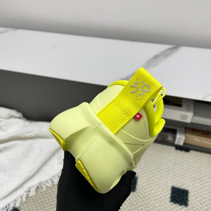 LOEWE 26S CLOUDSOLO SNEAKERS IN LIME YELLOW RECYCLED POLYESTER