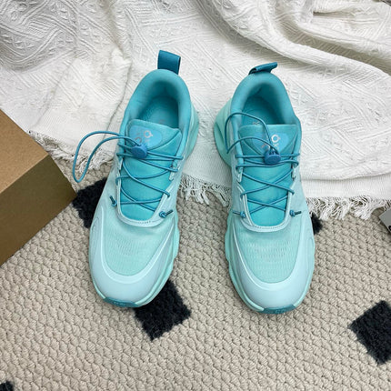 LOEWE 26S CLOUDSOLO SNEAKERS IN AQUA BLUE RECYCLED POLYESTER