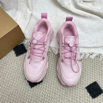 LOEWE 26S CLOUDSOLO SNEAKERS IN LIGHT PINK RECYCLED POLYESTER