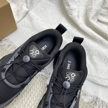 LOEWE 26S CLOUDSOLO SNEAKERS IN BLACK RECYCLED POLYESTER