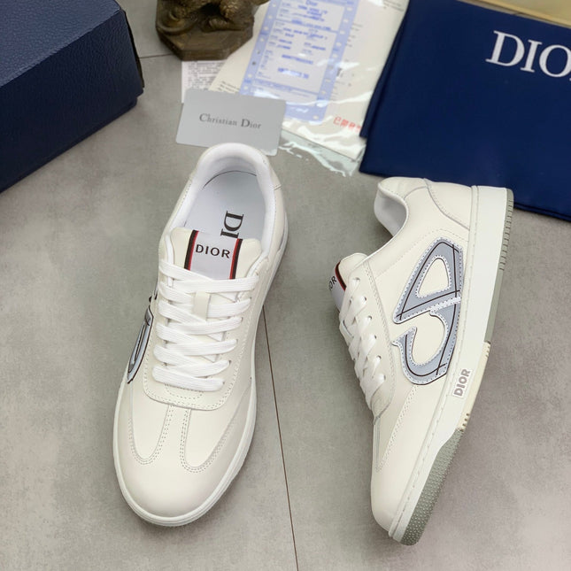 CD HOMME SNEAKERS WHITE CALFSKIN