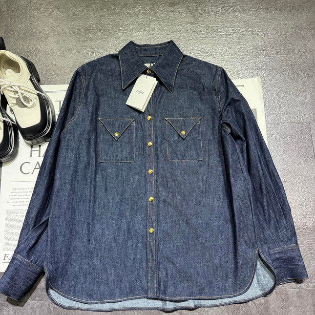 CELINE 26S DENIM SHIRT 382