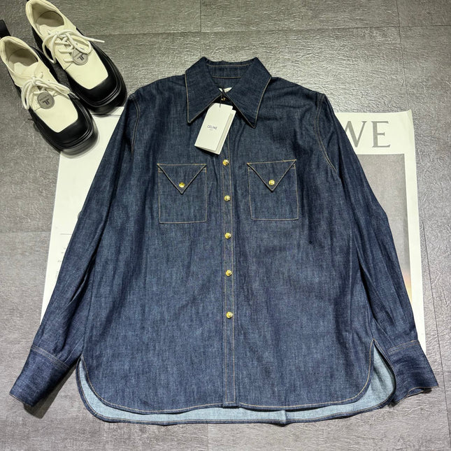 CELINE 26S DENIM SHIRT 382