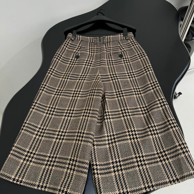 YSL 25S STRIPED STRAIGHT-LEG PANTS STYLE 228
