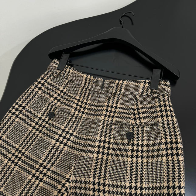 YSL 25S STRIPED STRAIGHT-LEG PANTS STYLE 228