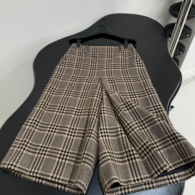 YSL 25S STRIPED STRAIGHT-LEG PANTS STYLE 228