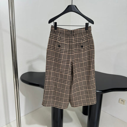YSL 25S STRIPED STRAIGHT-LEG PANTS STYLE 228