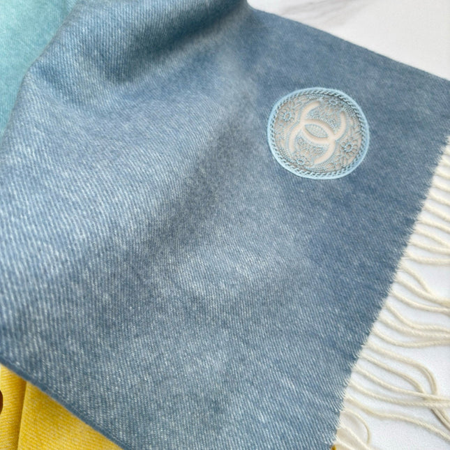 CHANEL 25S SCARF 180 IN CASHMERE 876135