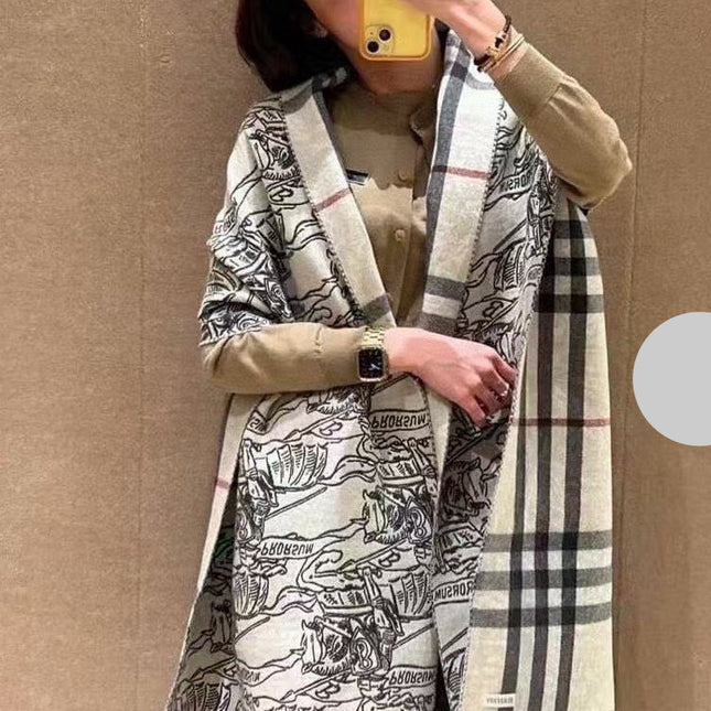 BURBERRY 26S SCARF 210CM IN CASHMERE 173948