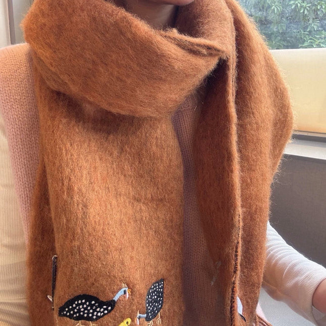 LOEWE 26S SCARF 185 IN MOHAIR WOOL 202491