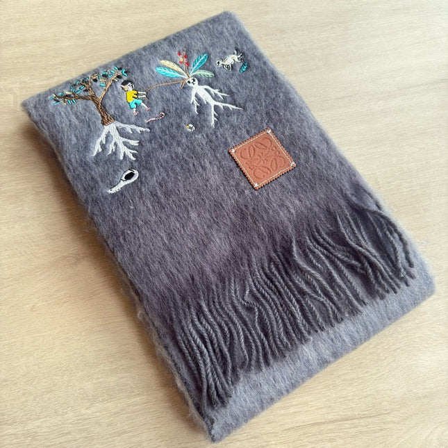 LOEWE 26S SCARF 185 IN MOHAIR WOOL 202492