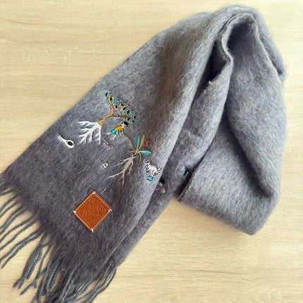 LOEWE 26S SCARF 185 IN MOHAIR WOOL 202492