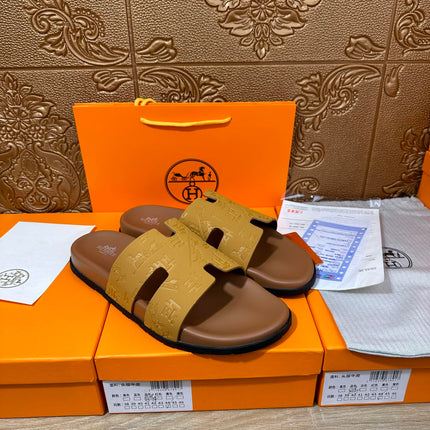 HM IZMIR SLIPPER SAFFRON CALFSKIN