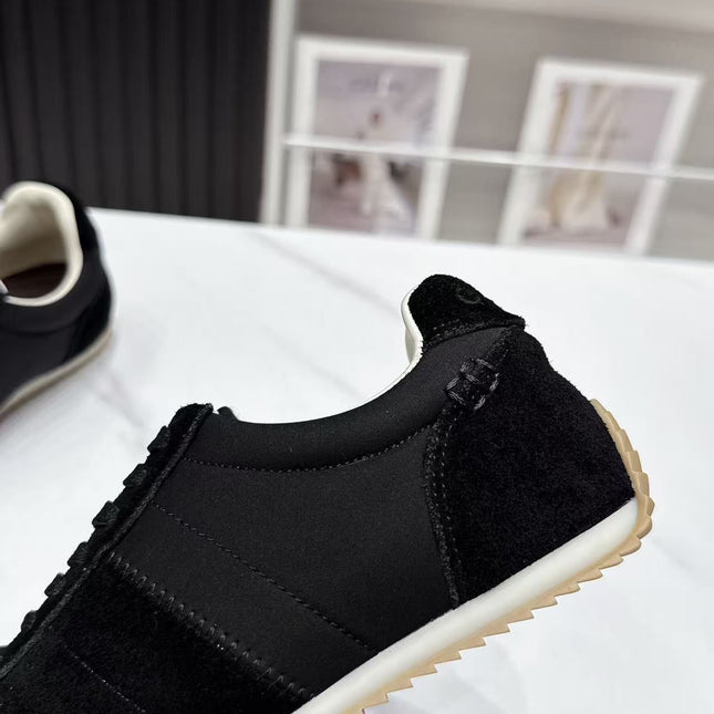 LP 26S WEEKENDER SNEAKERS IN BLACK SUEDE & TECHNICAL FABRIC