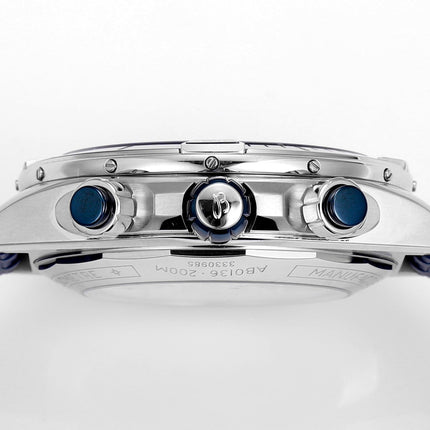 SUPER CHRONOMAT B01 44 CERAMIC BEZEL BLUE AND WHITE DIAL