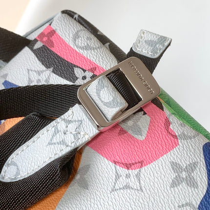 LV 26S DISCOVERY EYE BACKPACK 38 IN MULTICOLOR MONOGRAM CANVAS