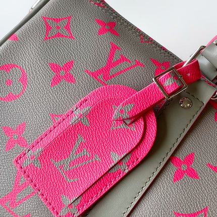 LV 26S KEEPALL 34 IN DARK GREY MONOGRAM CANVAS