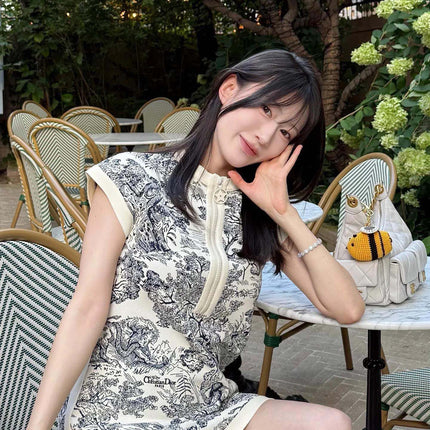 DIOR 25S PRINTED DRESS 700