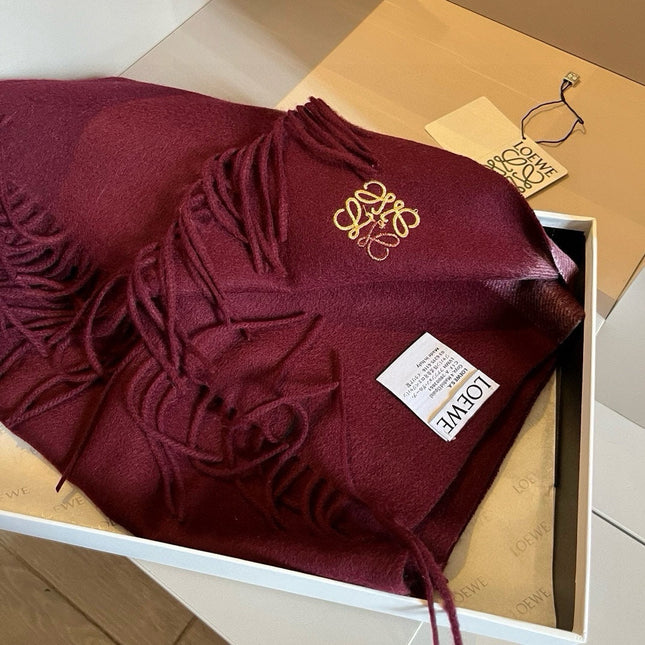 LOEWE 26S SCARF 180 IN CASHMERE 489748