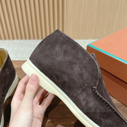 LP OPEN WALK LOAFERS ASH BROWN SUEDE
