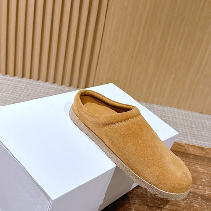 ALO 25S MULE IN LIGHT BROWN SUEDE