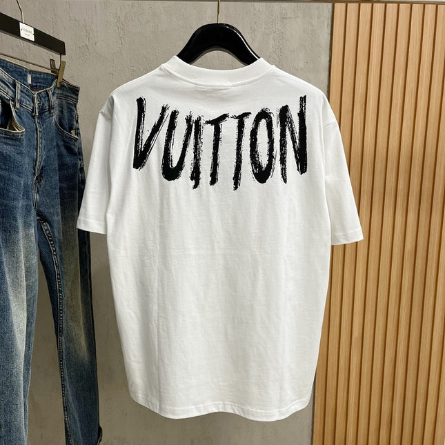 LV T-SHIRT IN WHITE COTTON 238859