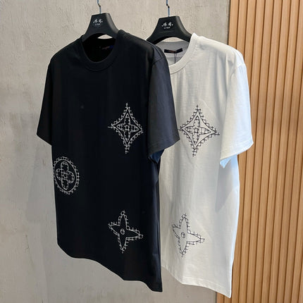 LV T-SHIRT IN BLACK PURE COTTON 238778