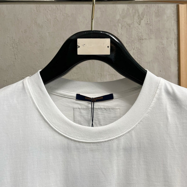 LV T-SHIRT IN WHITE PURE COTTON 238779