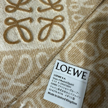 LOEWE 25S SCARF 180 IN CASHMERE WOOL 706575
