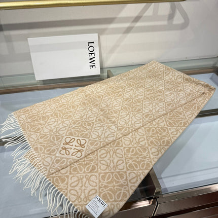 LOEWE 25S SCARF 180 IN CASHMERE WOOL 706575