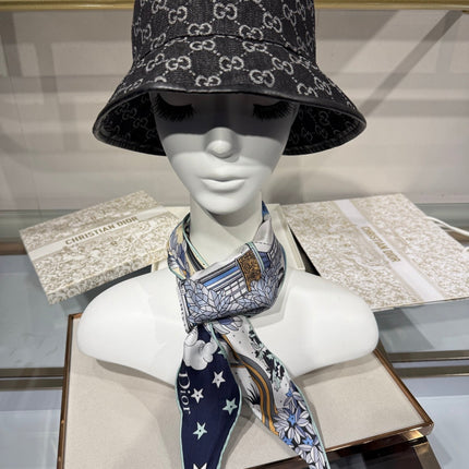 DIOR 26S SCARF 120CM IN SILK 307100