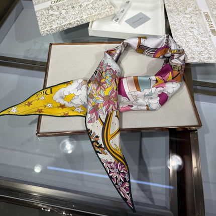 DIOR 26S SCARF 120CM IN SILK 307101