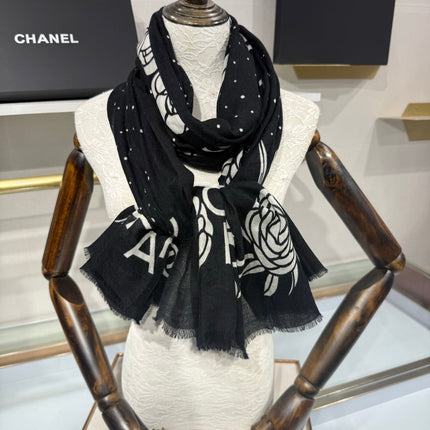 CHANEL 26S SCARF 200 IN CASHMERE 509253