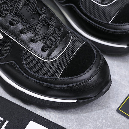 CC HIGH SNEAKERS IN BLACK MESH AND CALFSKIN