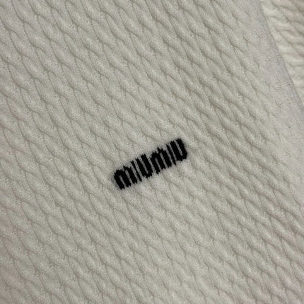 MIUMIU SHORT-SLEEVE KNIT TOP STYLE 421