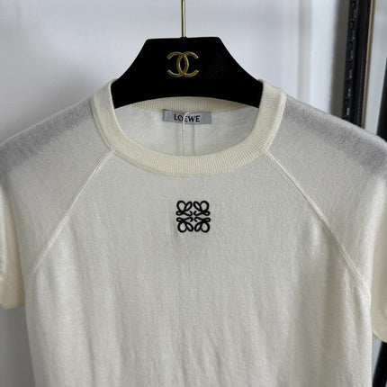 LOEWE SHORT-SLEEVE KNIT TOP STYLE 113
