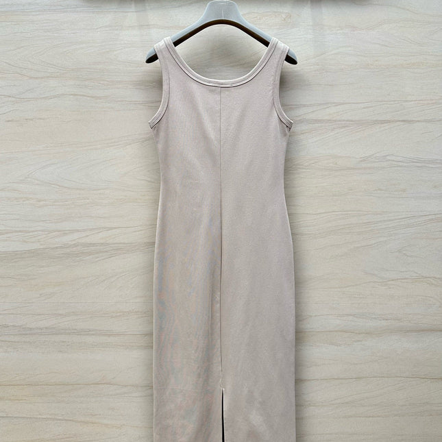 PRADA 26S SLEEVELESS CREW NECK DRESS 653