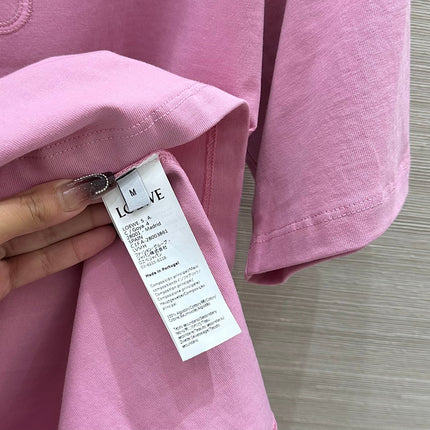 Loewe 25 Relaxed Fit T-shirt Lilac Cotton