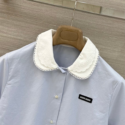 MIUMIU 26S SHORT-SLEEVE SHIRT STYLE 1112