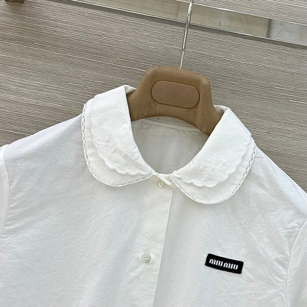 MIUMIU 26S SHORT-SLEEVE SHIRT STYLE 1113