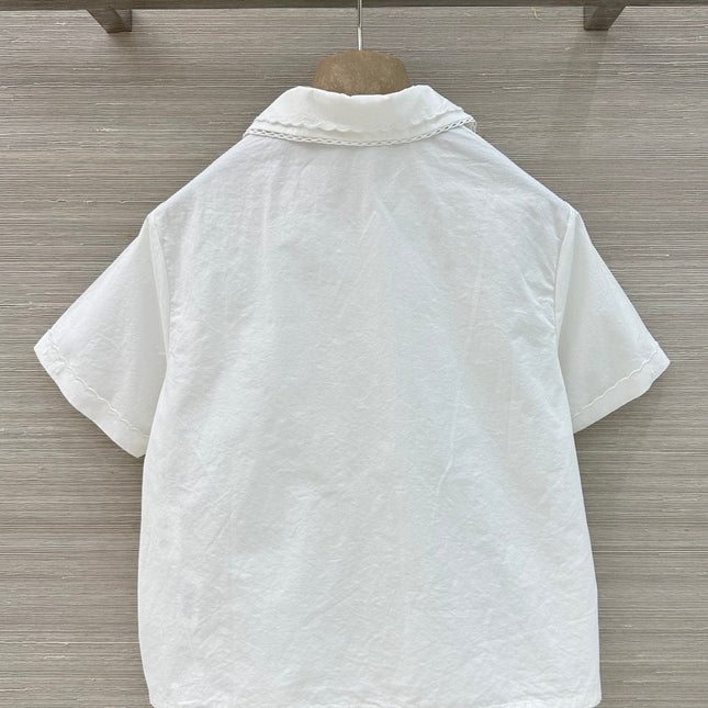 MIUMIU 26S SHORT-SLEEVE SHIRT STYLE 1113