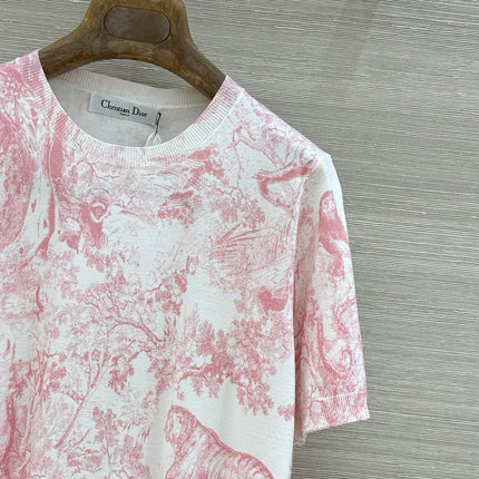 DIOR 26S SHORT-SLEEVE CREWNECK T-SHIRT 1344