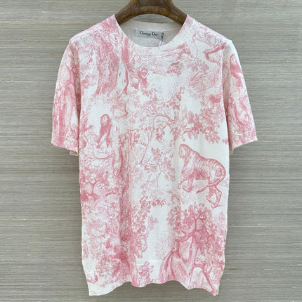 DIOR 26S SHORT-SLEEVE CREWNECK T-SHIRT 1344