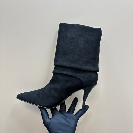 NIKI BOOTIES IN BLACK SUEDE