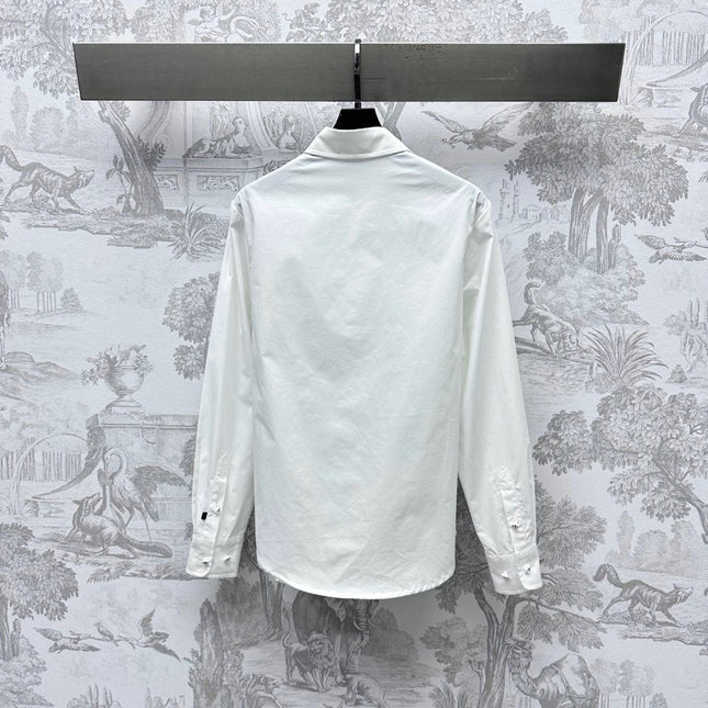 LV 25S EMBROIDERED HOLLOW SHIRT 264718