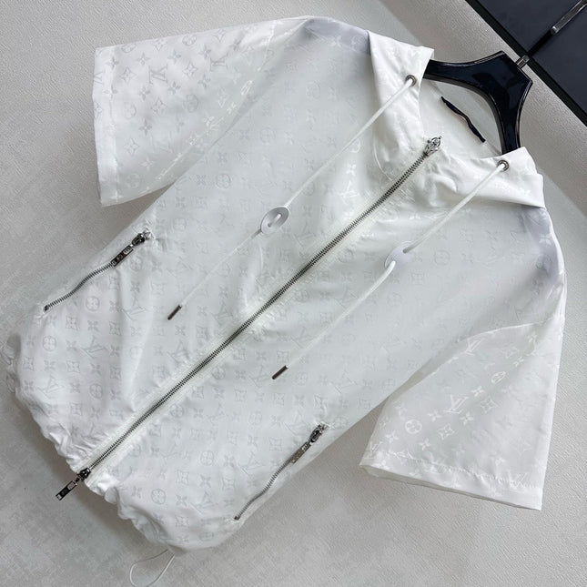LV 25S HOODED SUN-PROTECTION JACKET AND SHORTS SET 264578