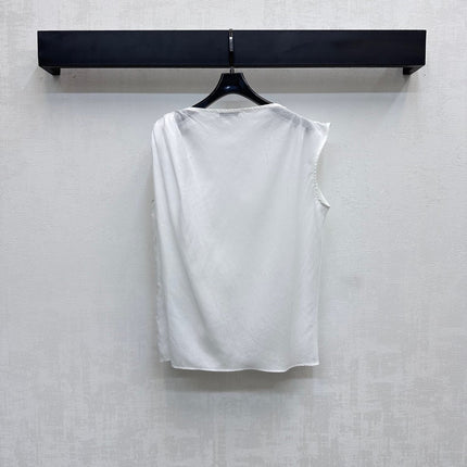 SKF 25S PLAIN VEST IN LINEN 264557