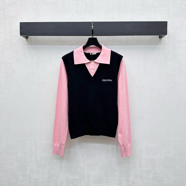 MIUMIU KNITTED SWEATER STYLE 437