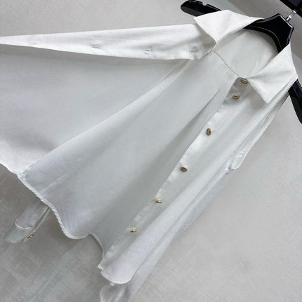 CHANEL 25S COLD-SHOULDER SHIRT 508